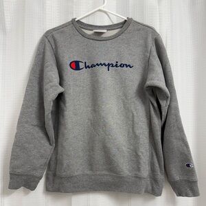 Champion Heather Gray Crewneck Sweatshirt